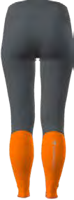 T2 PRO SERIES CHILLPROOF LONGPANTS TITANIUM / ORANGE  - WOMENS