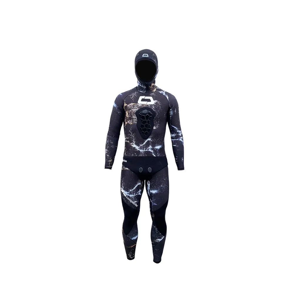 Cetma Black Camu 3.5 mm spearfishing wetsuit