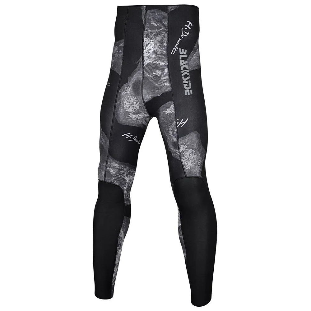 H.dessault by c4 Black Side 7 mm spearfishing pants